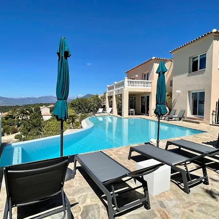 Vila De Standing 12 Couchages - Vue Sur - Piscine A Debordement Chauffee Albitreccia