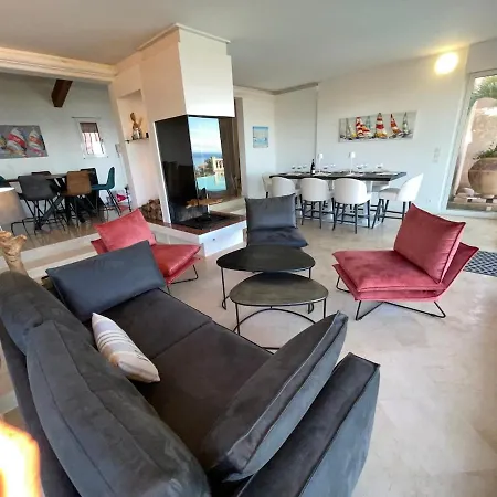 De Standing 12 Couchages - Vue Sur - Piscine à Débordement Chauffée